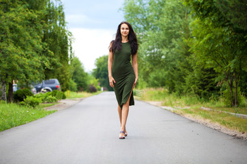 Portrait of beautiful young woman