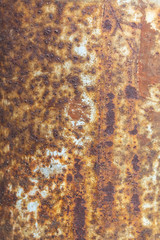 Old Weathered Corrugated Rusty Metal Texture