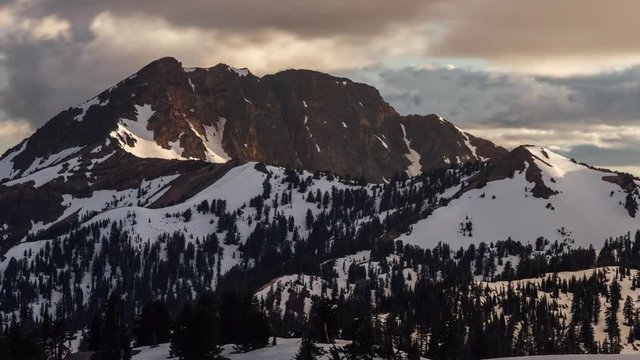 Mt Diller in Lassen at Sunset