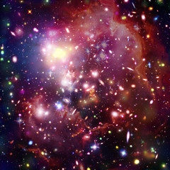 Cosmic galaxy background. Stars and cosmic gas.The elements of this image furnished by NASA.