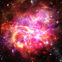 Obraz premium Galaxy and stars. The elements of this image furnished by NASA.