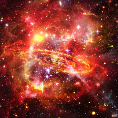 Galaxy and stars. The elements of this image furnished by NASA.