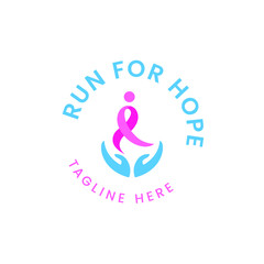 Run Cancer Foundation Logo Design