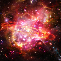 Fototapeta na wymiar Galaxy and stars. The elements of this image furnished by NASA.