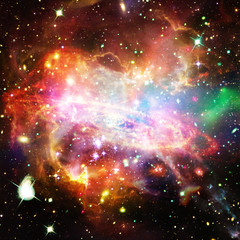 Galaxy and stars. The elements of this image furnished by NASA.