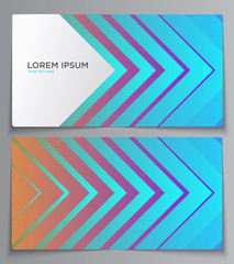 Abstract geometric banner, business card, cover backdrop with text field