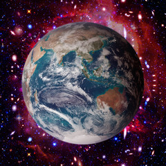 Beautiful earth from space. Space beauty. The elements of this image furnished by NASA.