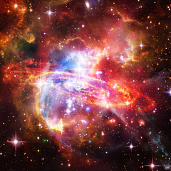 Galaxy and stars. The elements of this image furnished by NASA.