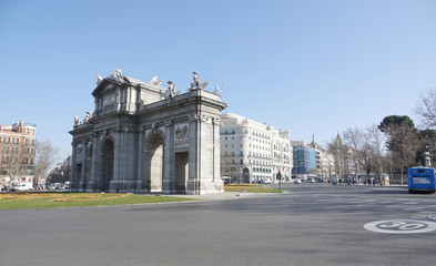 The Alcala Gate was built in 1778 by order of king Charles III as one of the five gates that gave...