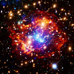 Obraz premium Galaxies. The elements of this image furnished by NASA.