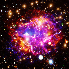 Fototapeta premium Galaxies. The elements of this image furnished by NASA.
