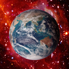 Beautiful earth from space. Space beauty. The elements of this image furnished by NASA.