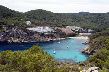 Fototapeta na wymiar Port de Sant Miguel.Ibiza Island.Spain.