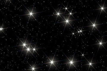 Universe filled with stars.