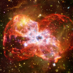 Beautiful universe. The elements of this image furnished by NASA.