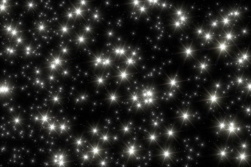 Background of space with stars.