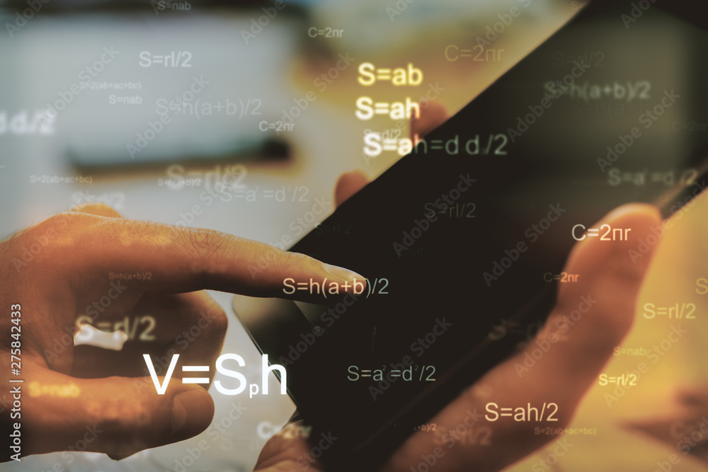 Poster programming and algorithm concept