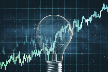 Idea, innovation and stats concept