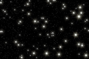 Beautiful stars in the sky background