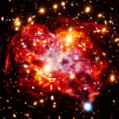 Galaxies. The elements of this image furnished by NASA.