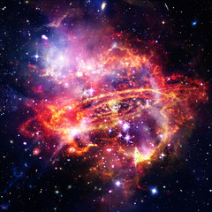 Fototapeta na wymiar Space Background with Colorful Galaxy Cloud Nebula. The elements of this image furnished by NASA.