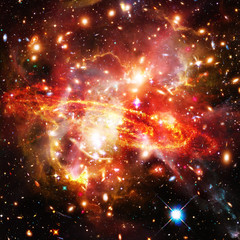 Galaxy and stars. The elements of this image furnished by NASA.