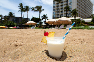 Alcoholic beverages at the bar & beach