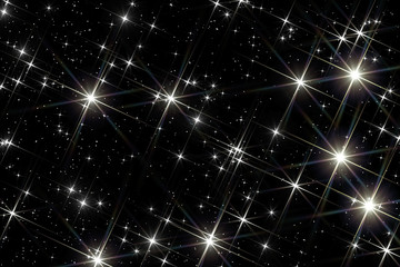 Particle or stars.