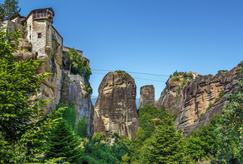 Landscape in Meteora, Greece
