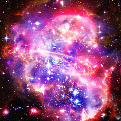 Galaxy and stars. The elements of this image furnished by NASA.