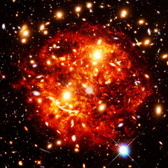 Galaxies. The elements of this image furnished by NASA.
