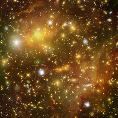 Starry outer space. The elements of this image furnished by NASA.
