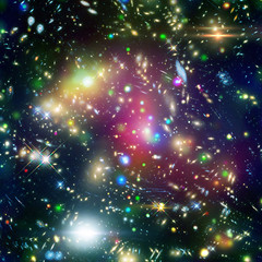 Amazing galaxy. Stars, nebula and gas. The elements of this image furnished by NASA.