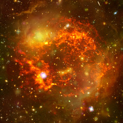 Galaxy and stars. The elements of this image furnished by NASA.