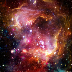 Galaxy and light. The elements of this image furnished by NASA.