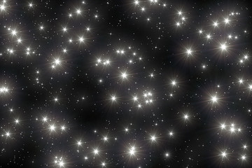 Background of space with stars.