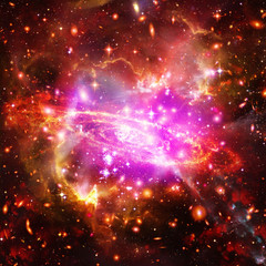 Fototapeta premium Galaxy and stars. The elements of this image furnished by NASA.