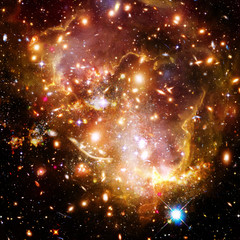 Obraz premium Galaxy and light. The elements of this image furnished by NASA.