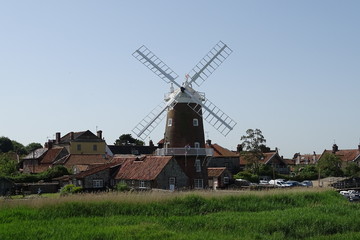 Fototapeta na wymiar Cley Windmill - North Norfolk, England, UK