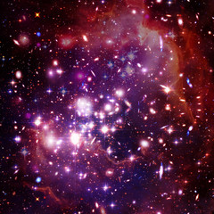 Cosmic galaxy background. Stars and cosmic gas.The elements of this image furnished by NASA.