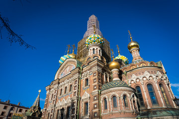 Fototapeta na wymiar Cathedral of the Resurrection of Christ. Saint Petersburg