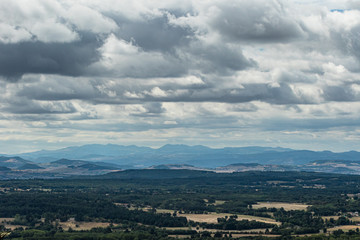 Fototapeta na wymiar Landscape and nature, Auvergne, France.