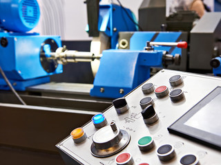 Grinding machine control panel