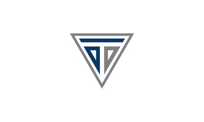 letter t triangle logo