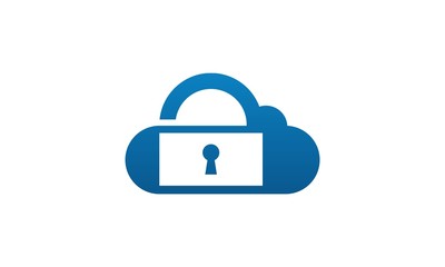 Obraz premium cloud computing security concept