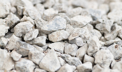 Macro shot of a pile of pebbles as a background