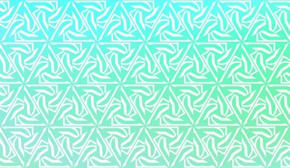 Fototapeta premium Pattern With Abstract Illusion Triangles. Gradient background. Vector Illustration. Design For Paper, Flyer, Presentation, Invitation Card
