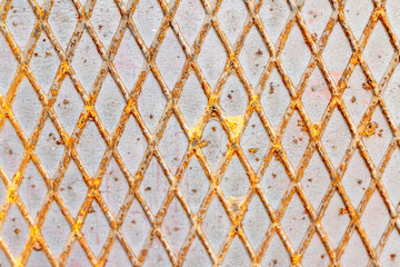 Metal triangular background