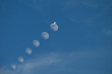 moon in the sky,space,planet, light, astronomy, white, moonlight, lunar, 