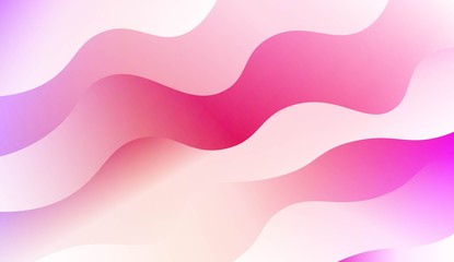 Wave Modern Background. For Your Design Wallpaper, Presentation, Banner, Flyer, Cover Page, Landing Page. Vector Illustration with Color Gradient.